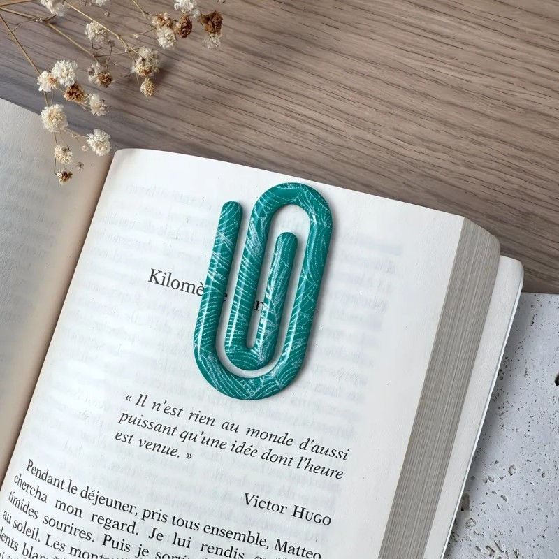 Marque-page bijou – Accessoire livre fait main, original & fleuri | Colibri & Papillon