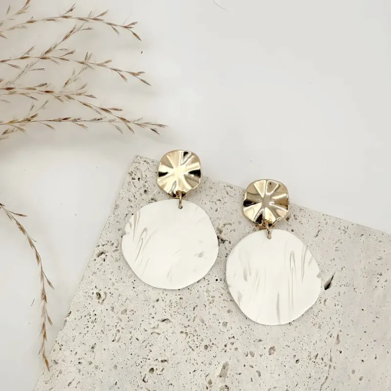 Boucles d’oreilles Soréa – Bijoux légers faits main | Colibri & Papillon