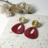 Boucles D'oreilles Aurore – Boucles graphiques en acier hypoallergénique | Colibri & Papillon