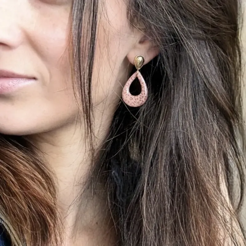 Boucles d’oreilles Léona – Motif léopard chic | Colibri & Papillon