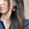 Boucles d’oreilles Elyna – Bijou fait main acier inoxydable | Colibri & Papillon