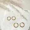 Mini Cléo – Boucles d’oreilles enfant pampilles fleurs interchangeables | Colibri & Papillon