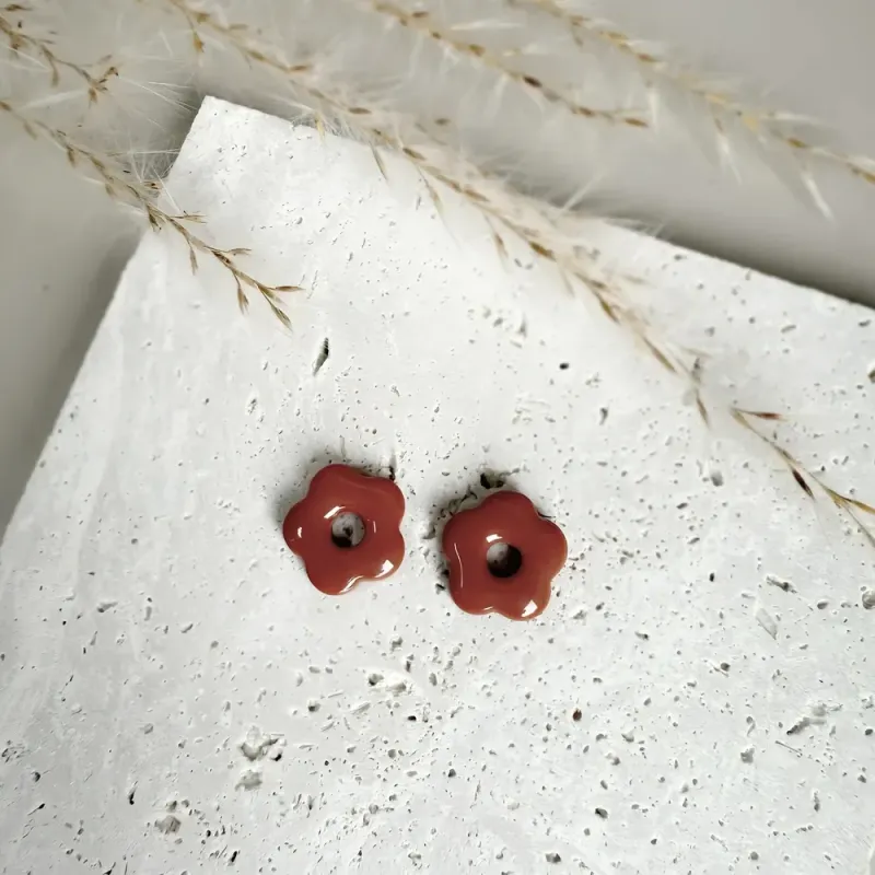Mini Cléo – Boucles d’oreilles enfant pampilles fleurs interchangeables | Colibri & Papillon