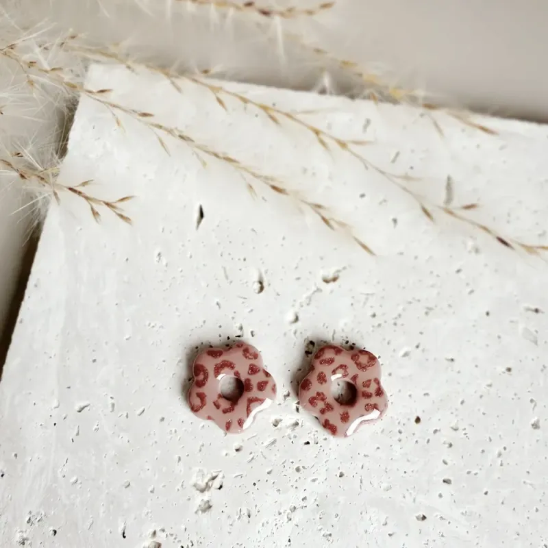 Mini Cléo – Boucles d’oreilles enfant pampilles fleurs interchangeables | Colibri & Papillon