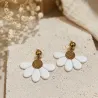 Boucles d’oreilles Maguie – Fleur bohème artisanale | Colibri & Papillon