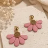 Boucles d’oreilles Maguie – Fleur bohème artisanale | Colibri & Papillon