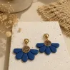 Boucles d’oreilles Maguie – Fleur bohème artisanale | Colibri & Papillon