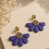 Boucles d’oreilles Maguie – Fleur bohème artisanale | Colibri & Papillon