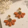 Boucles d’oreilles Maguie – Fleur bohème artisanale | Colibri & Papillon